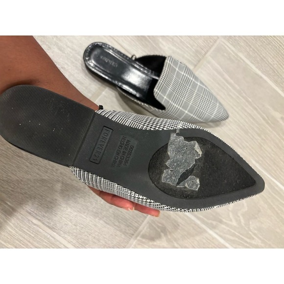 Plaid Mules Size 7 - Picture 6 of 8